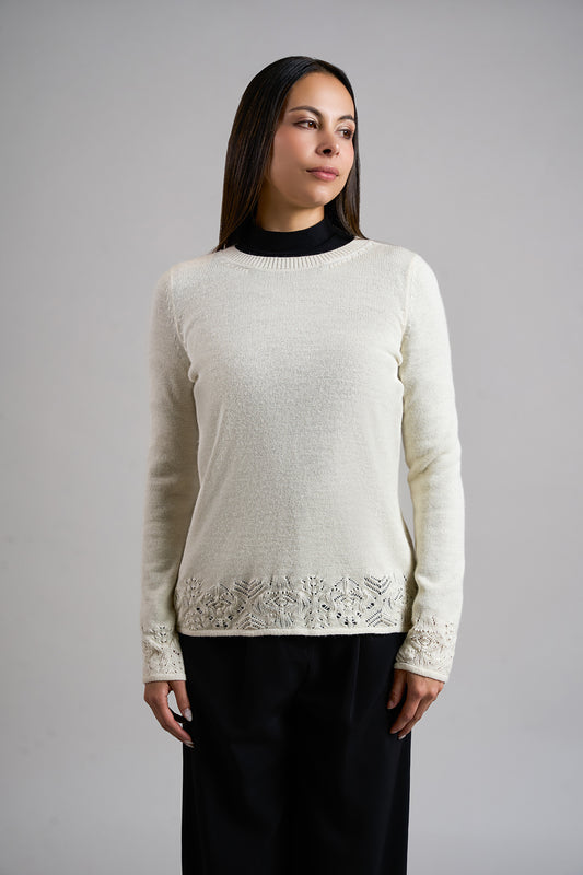 CHOMPA REMATE 132 | BLANCO