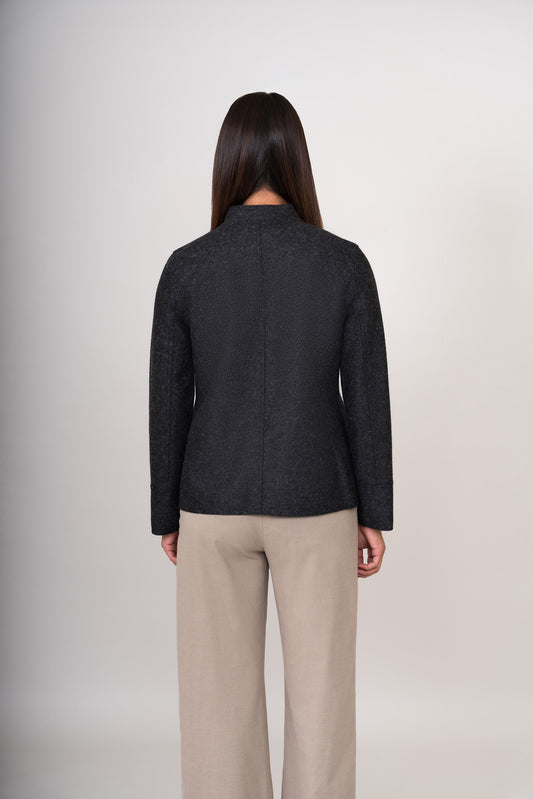 SACO REMATE 114 | GRIS OSCURO
