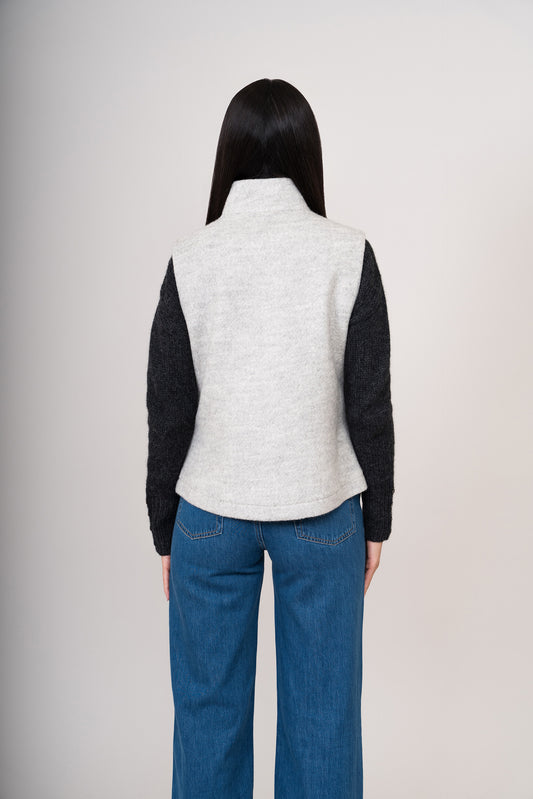 CHALECO REMATE 116 | GRIS PLATA
