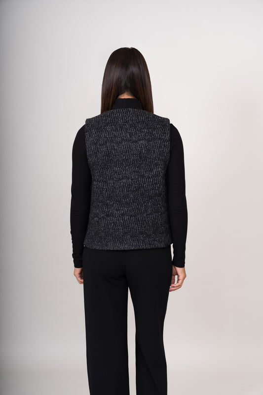 CHALECO REMATE 118 | NEGRO/GRIS