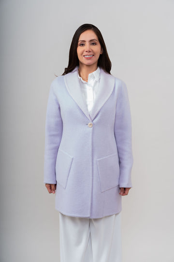 SACO REMATE 110 | MORADO /BLANCO