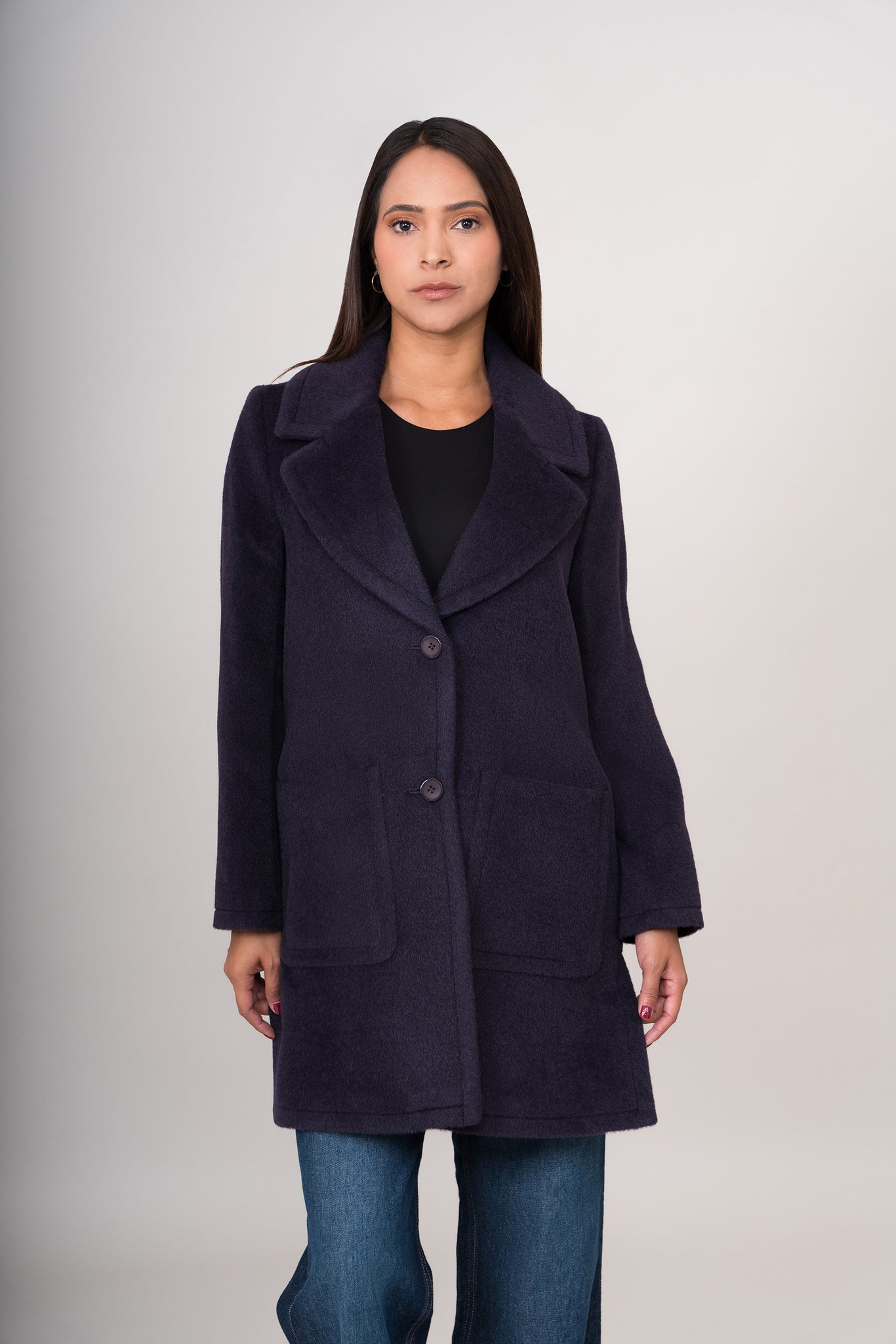 SACO REMATE 121 | MORADO OSCURO