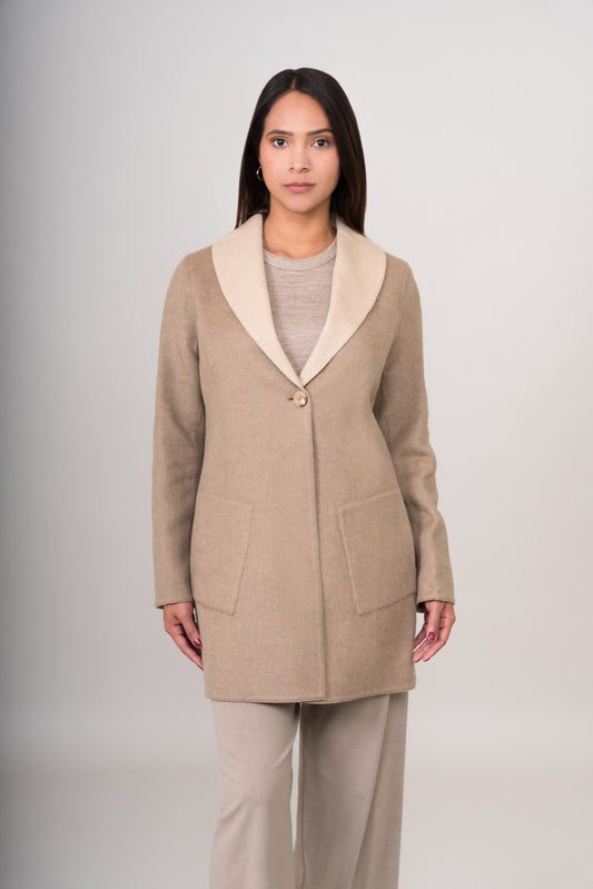 SACO REMATE 110 | VERDE CLARO/BEIGE