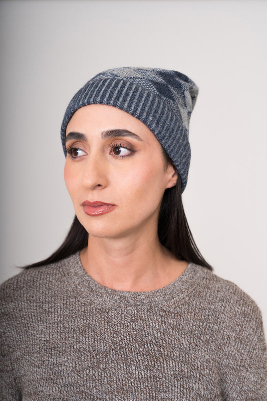 GORRO REMATE 110 | AZUL/GRIS