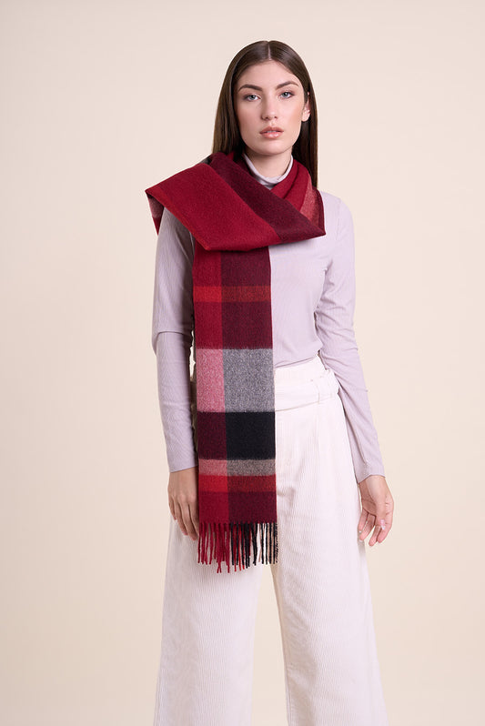 Lady Scarf Remate 1 | Guinda / Rojo