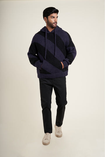 Suéter Remate 9 | Morado / Negro