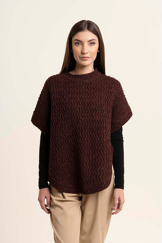 Poncho Remate 4 | Guinda