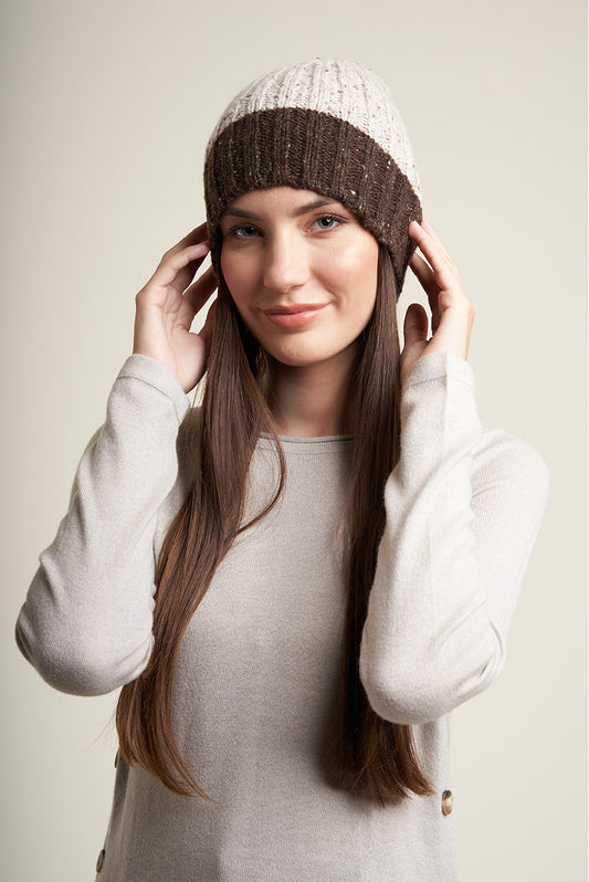 Gorro Remate 1 | Café / Beige